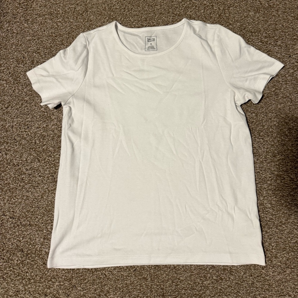 Classic White Short Sleeve Tee